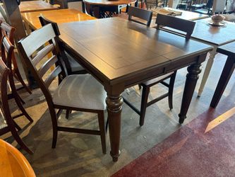 FOREMOST HOME Concord Counter Height Dining Table and 4 Chairs