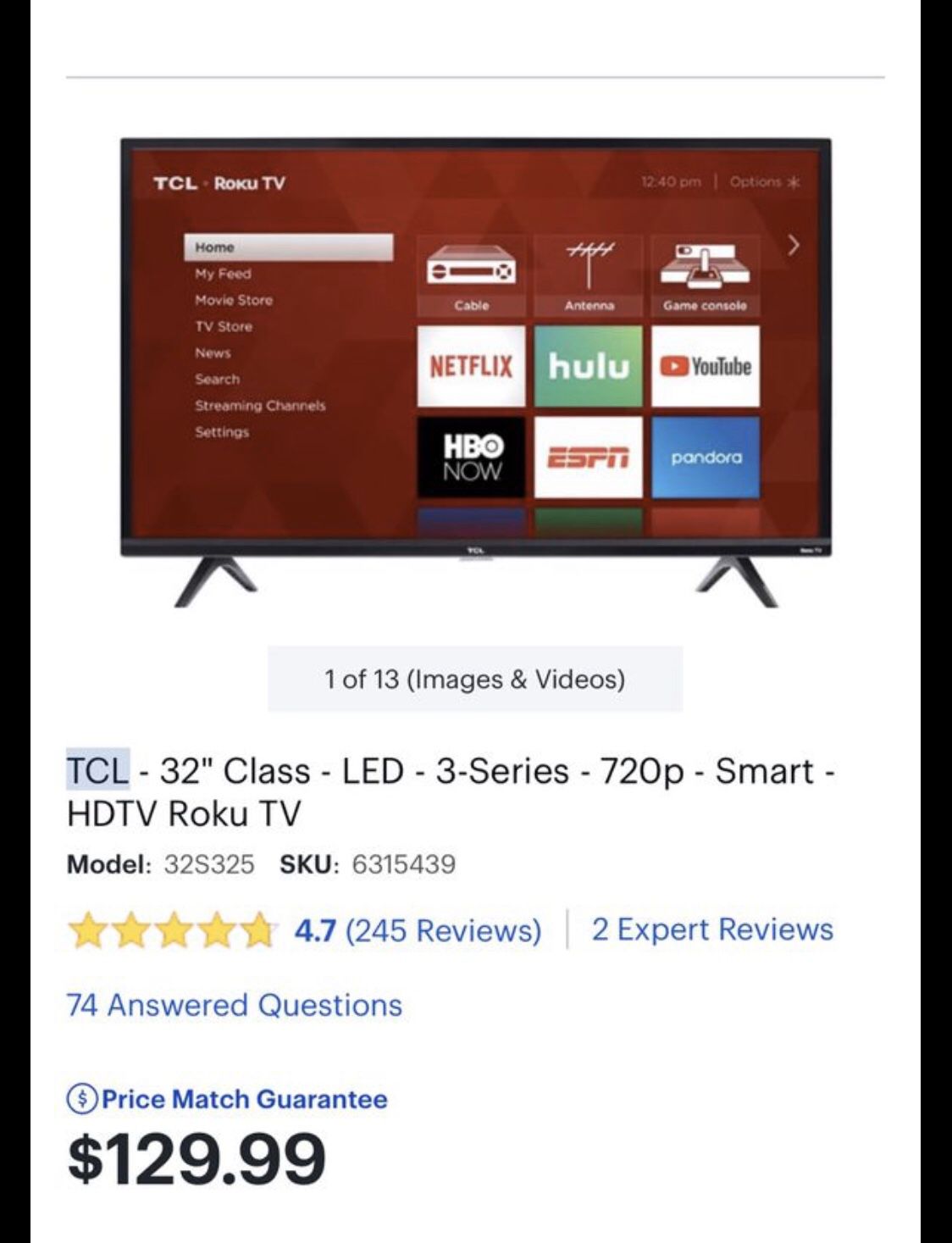 TV 32 inch LED