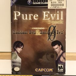 Resident Evil 2-Pack Nintendo GameCube Resident Evil Players Choice Edition