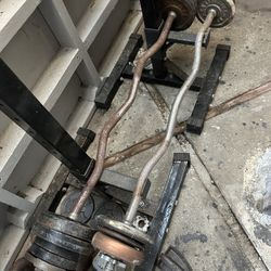 Curl Bars With Weights 