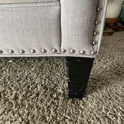 Light Gray 3 Seater Couch.