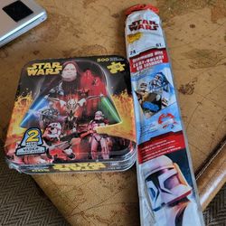 Brand New Star Wars Puzzle And Kite