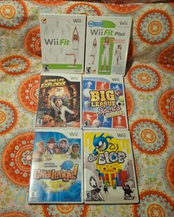 WII GAMES =$10ea
