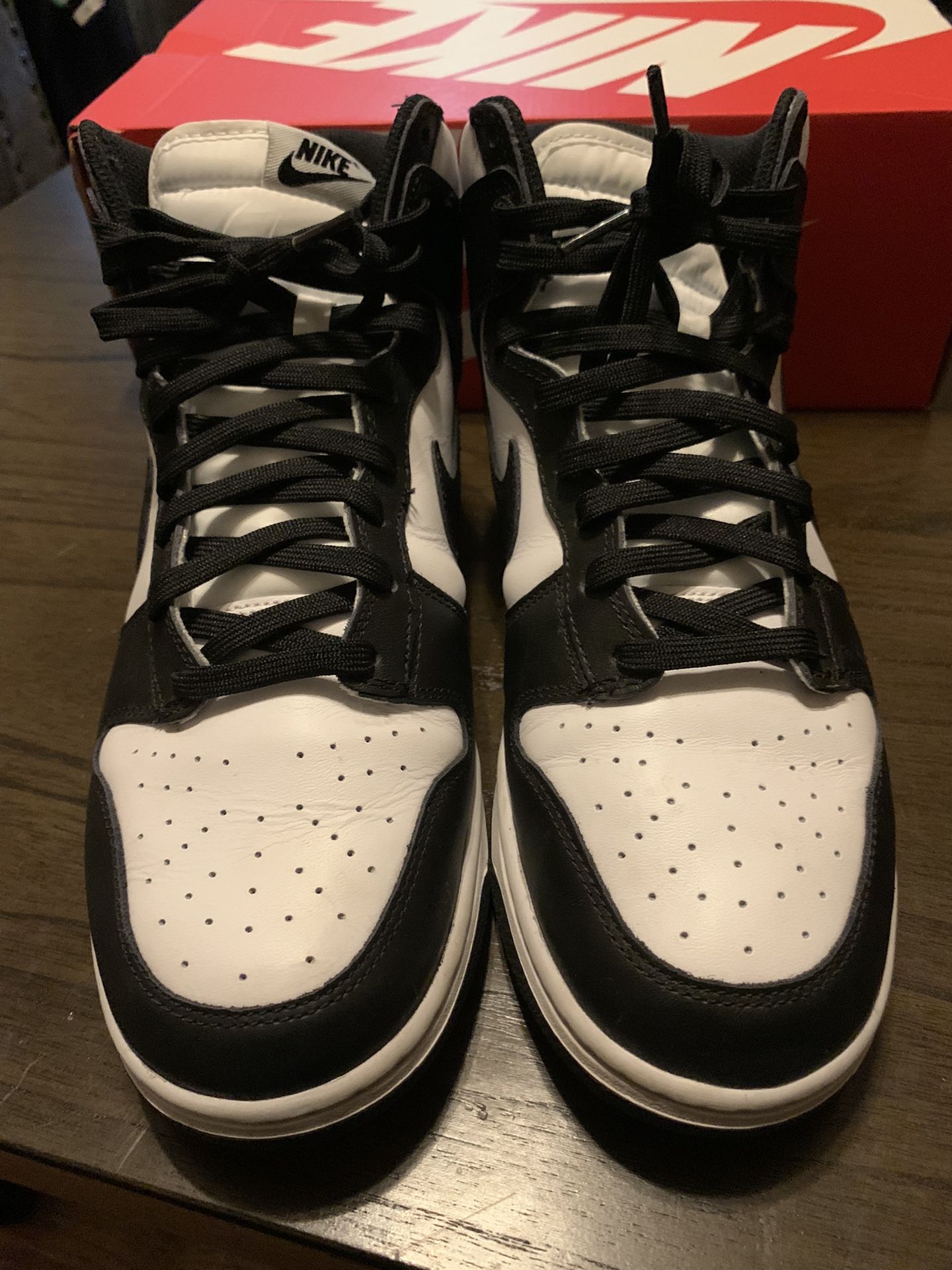 High Top Panda Dunks