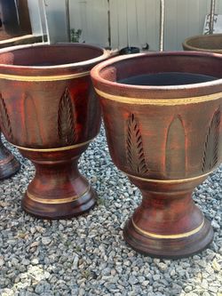 $55 each Large Mexican planters or 2x100