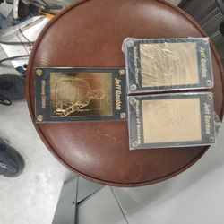 22k Gold Jeff Gordon Collectible Cards