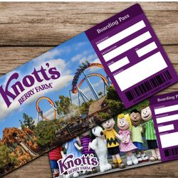 Knotts Berry Farm Tickets 