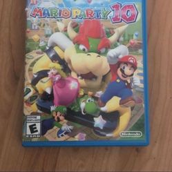 Wii U Mario party 10 Tested Works Good