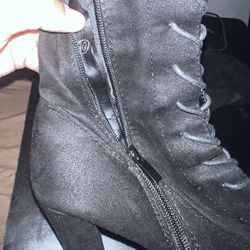 Thigh High Laced High Heel Boots