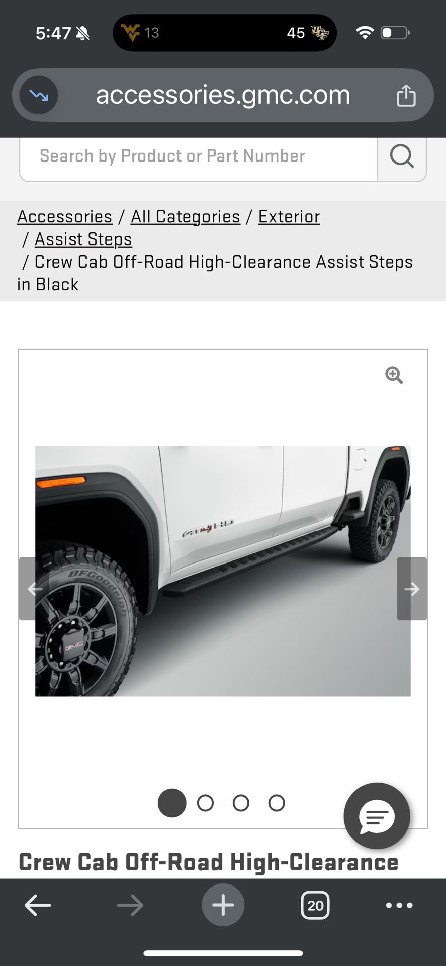 Brand New OEM High Clearance Steps Fits Chevy GMC Trucks