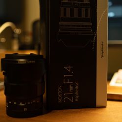 Voigtlander 21mm Nokton f1.4 lens for Sony E