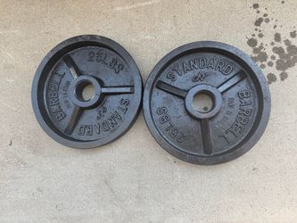 Vintage CAP 25LB Olympic Weights