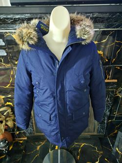 Polo Ralph Lauren Navy Parka Jacket size 10/12