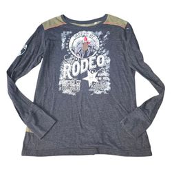 Panhandle Slim Saddle Up Rodeo Embroidered Long Sleeve SZ XL