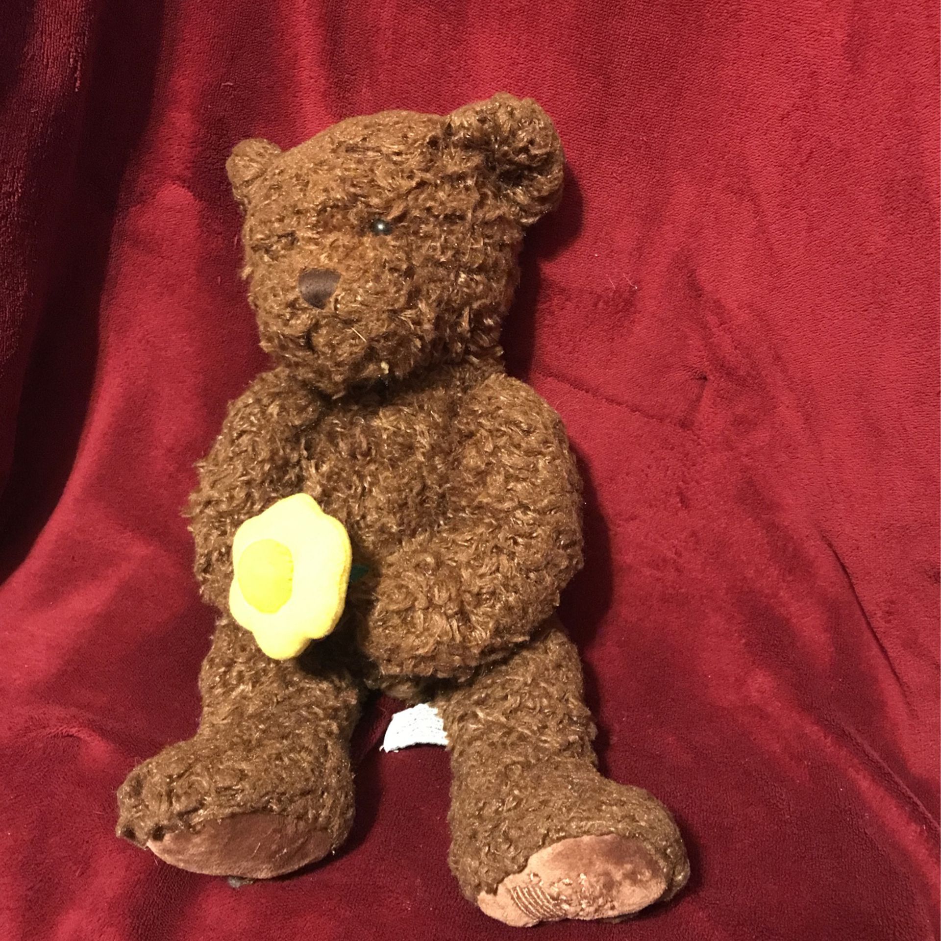 Russ Berrie DAISY Teddy Bear Brown Plush Stuffed Animal