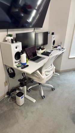 White desk
