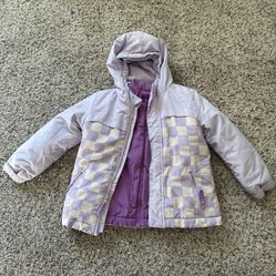 Kids Snow Jacket with Fleece Lined Inner Liner (5T)
