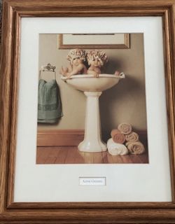 Framed Art Print “Babies in Handbasin” by Anne Geddes