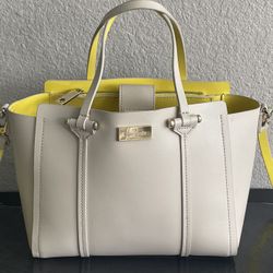 Kate Spade Anelle Arbour Hill Bag, Beige/Yellow Interior 