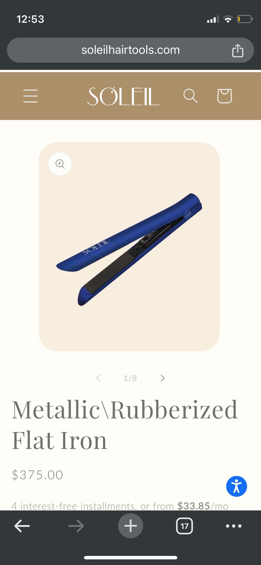 Soleil Flat Iron