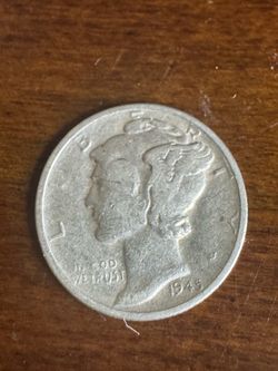 1945 D. Mercury Dime