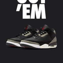 Jordan 3 Retro Levi's Black