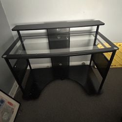 Glass Top Desk