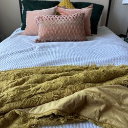 Queen Mattress and Bed Frame