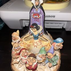 Jim Shore Snow White Carved By Heart Scene Disney
