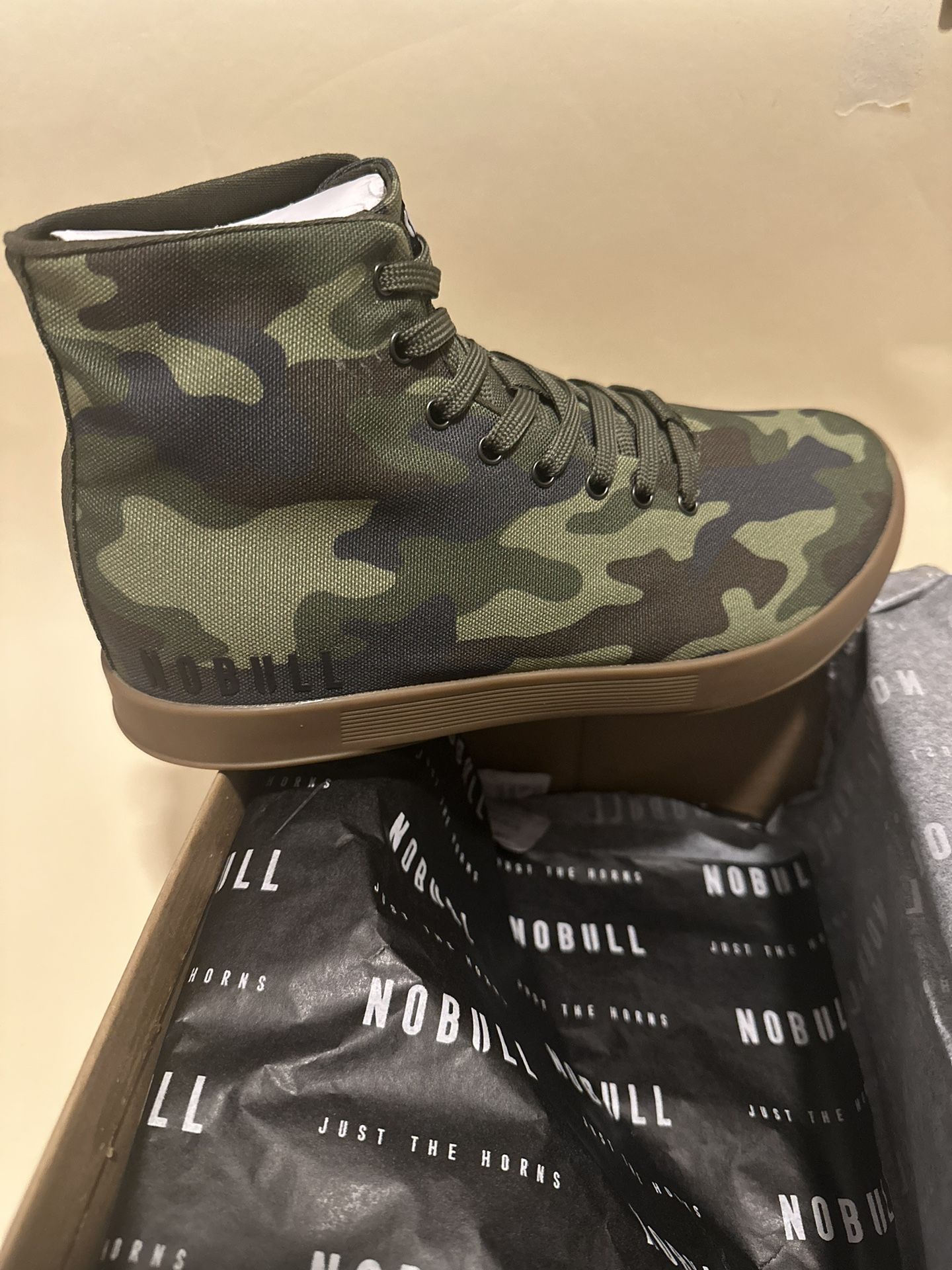 NOBULL Camouflage High Top Canvas Sneakers Size 9wmns/7.5mens