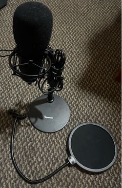 Condenser Usb Microphone / mini stand And Pop Filter