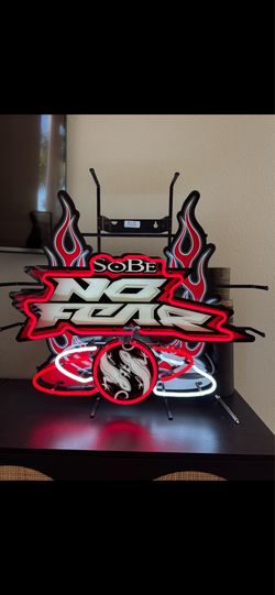 SoBe No Fear Neon Sign