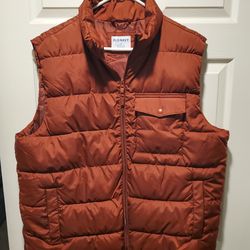 *NWOT* Men's XL Old Navy Puffer Vest in Sienna Desert
