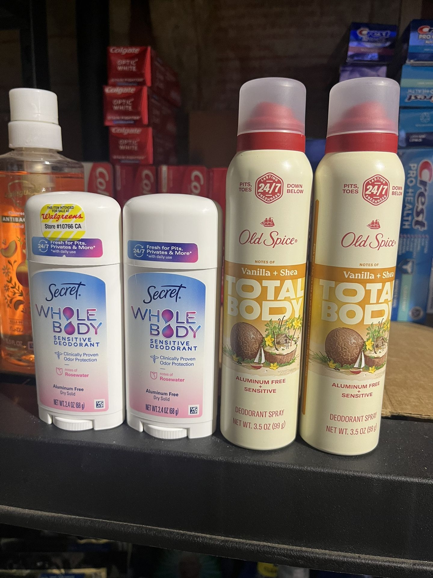 Old spice & Degree Deodorant $7 Each