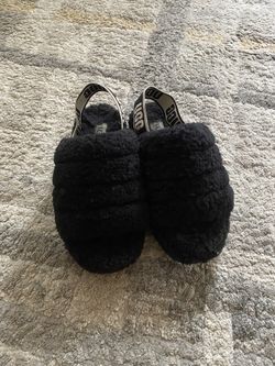 Wmns Black Ugg Slide Size 7