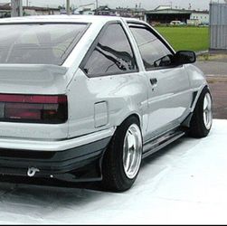 Overfender Toyota Ae86 Corolla REAR Overfenders Wide Panels Widw Body Weekend Sale