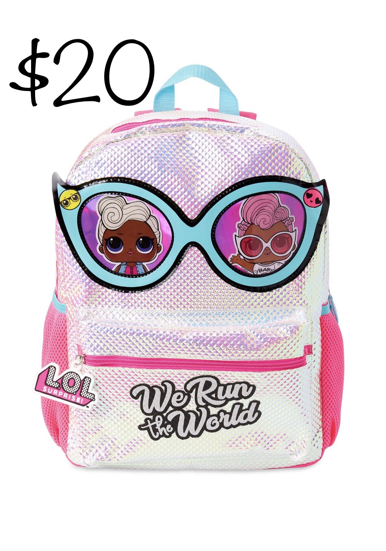 Lol Surprise Doll Girls We Run The World Backpack L.O.L