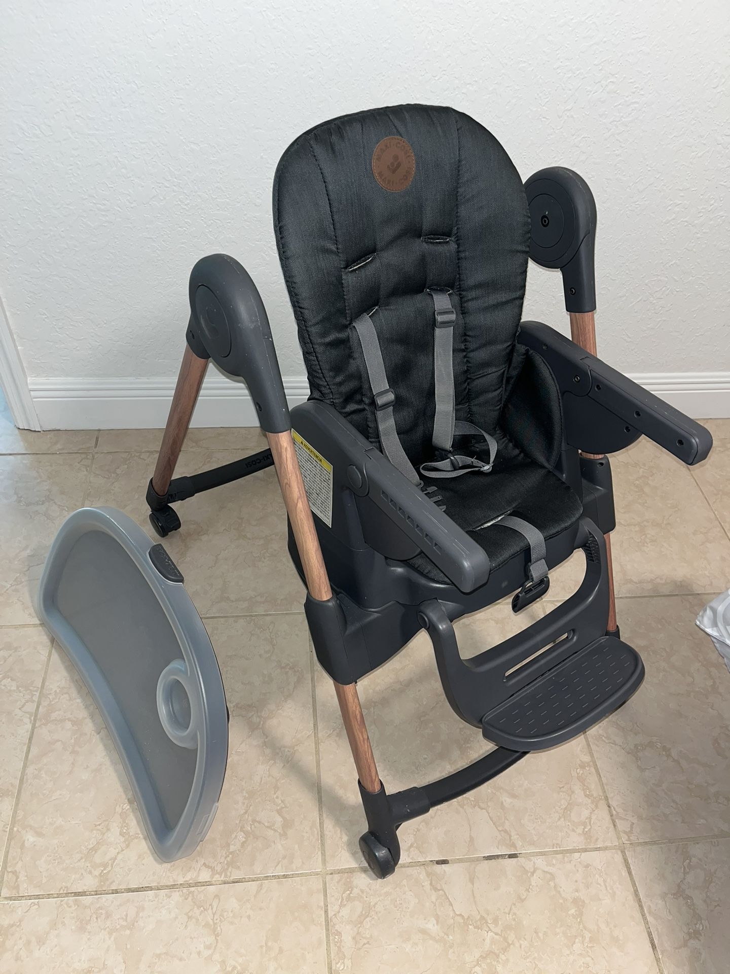 Maxi-Cosi 6-in-1 Minla High Chair, Essential Graphite