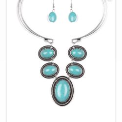 Crackle Turquoise Earrings 