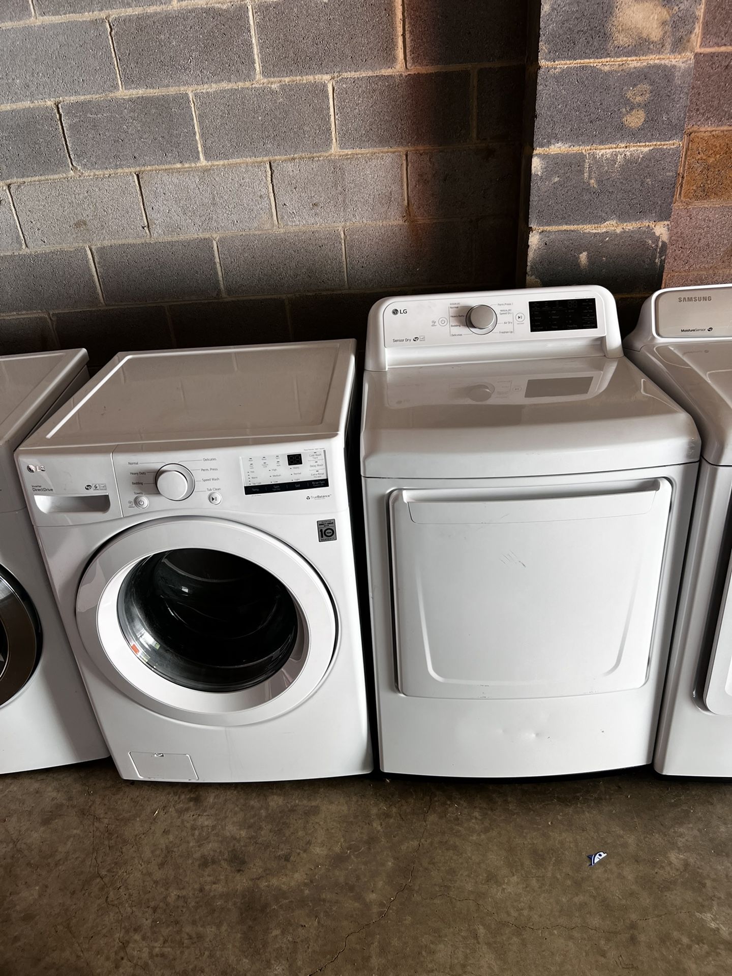 Set Washer And Dryer LG 