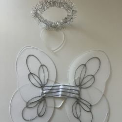 Halloween Costume Fairy Wings and Headpiece Set