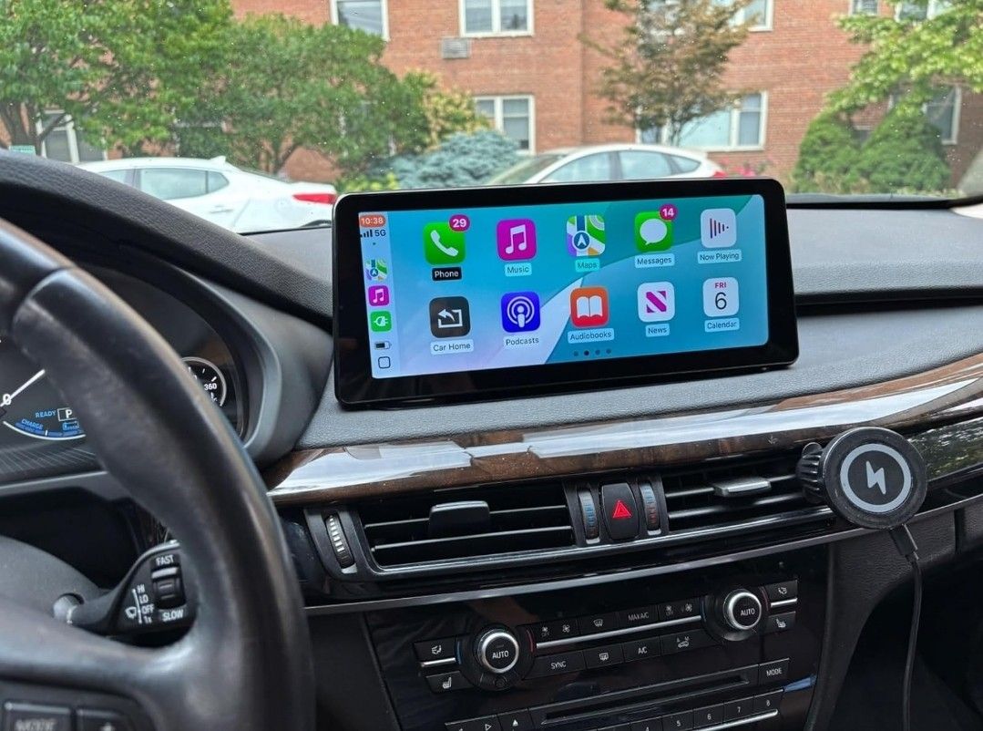 12.3 Inch Car Radio for BMW X5 X6 M Series F15 F16 F85 F86 (2014-2017) Carplay Android Auto Multimedia Audio Stereo Touch(Linu