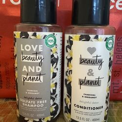 Love beauty and planet shampoo & conditioner