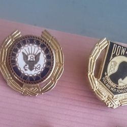 NAVY AND POW HAT PINS $5 EACH 