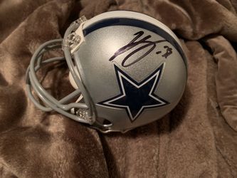 Mini autographed helmet Dallas cowboys
