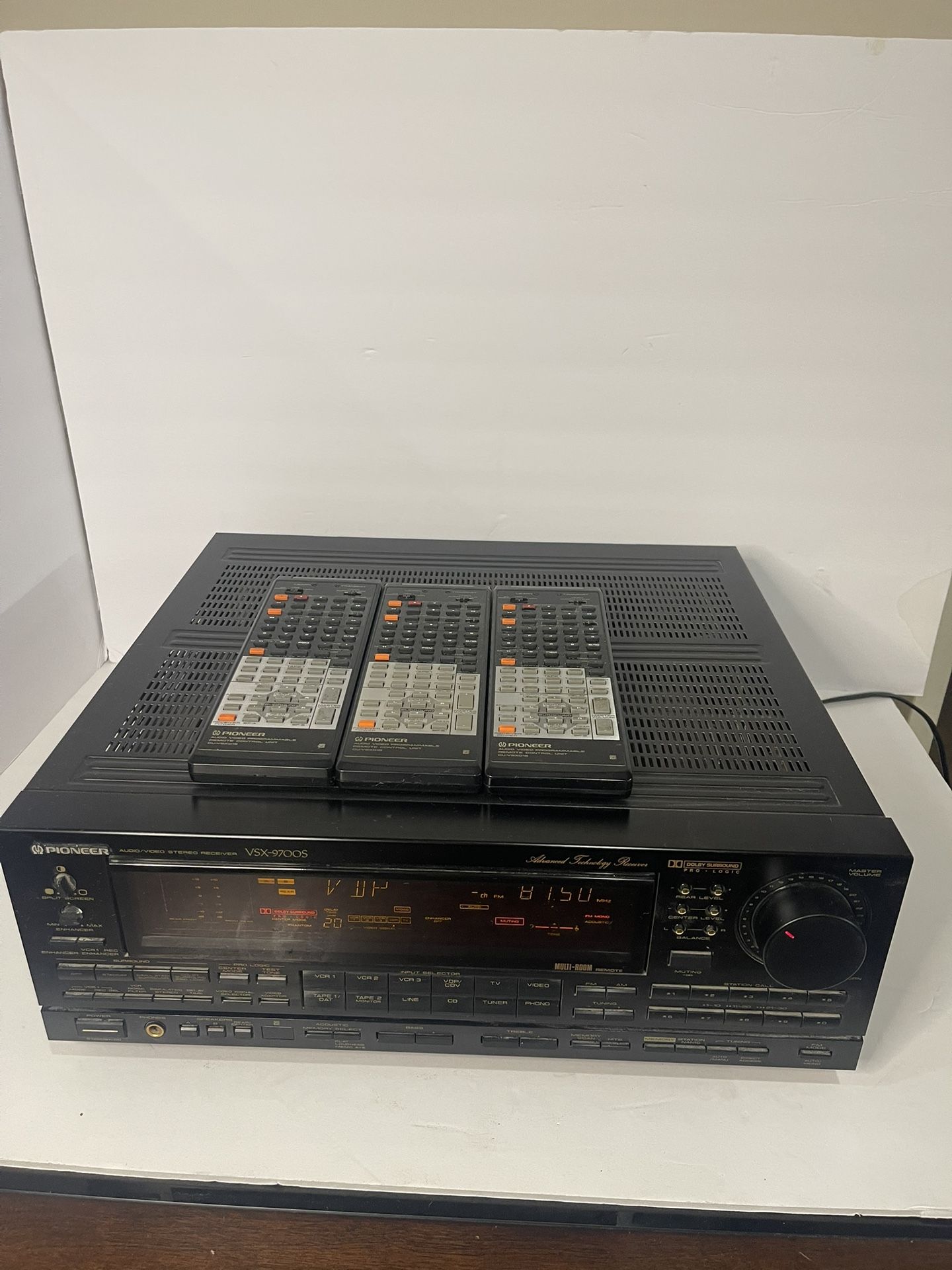 Pioneer VSX-9700S Audio Video Stereo Receiver 125W Working