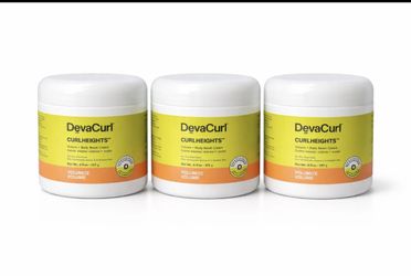 DevaCurl CurlHeights Volume + Body Boost Cream 6oz / 177g – Pack of 3