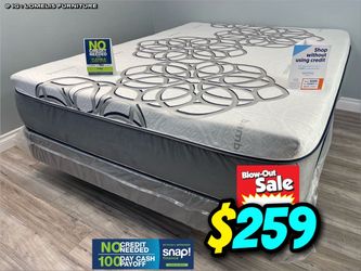 Queen Sky comfort bamboo cool gel memory foamm matres