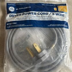 GE Dryer Power Cord 3-Wire New