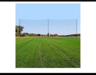 New in a sealed box Megagreen Ball Stop System - Soccer Backstop Net, Heavy Duty, High Impact, Practice Barrier